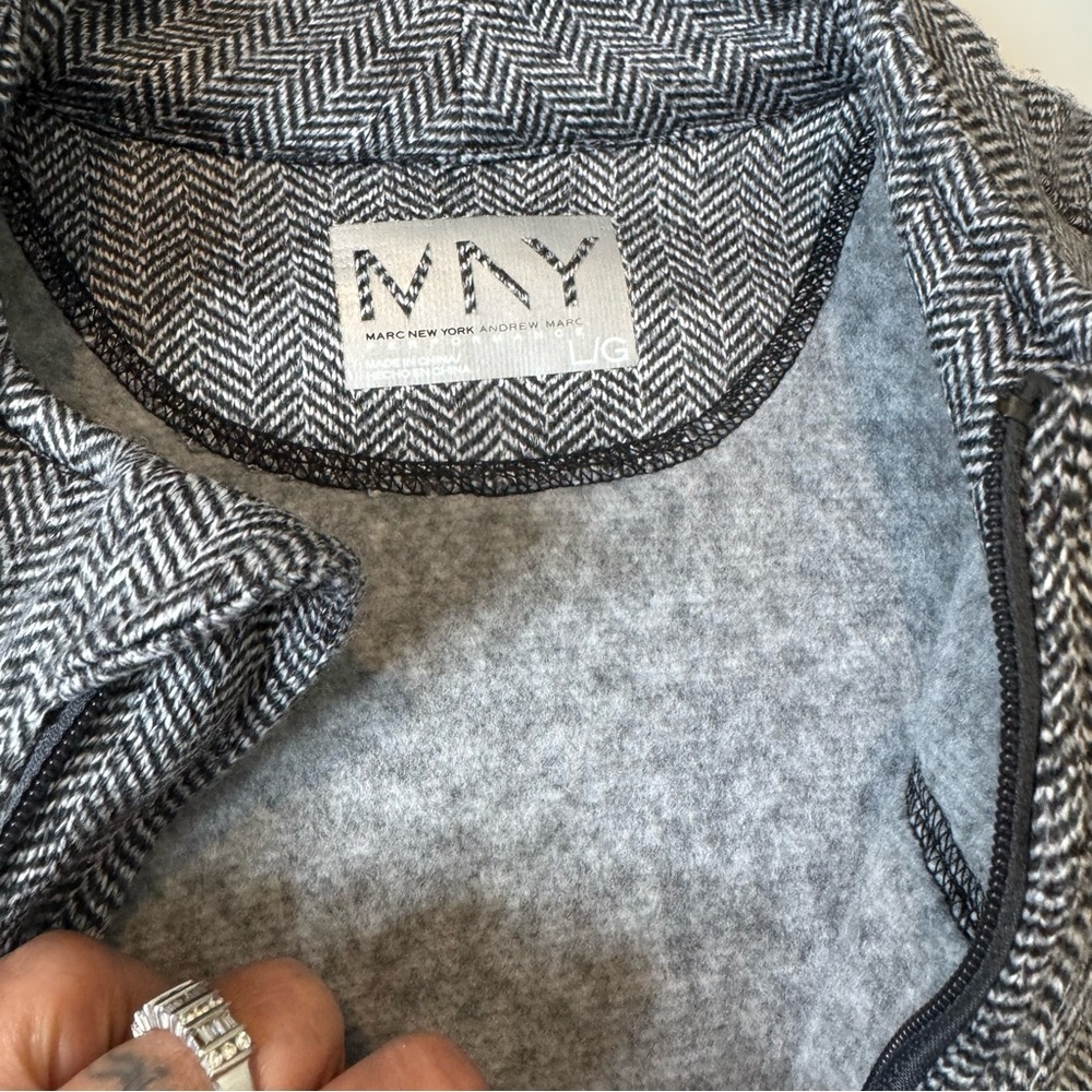 Andrew Marc New York Performance Fleece Lined Performance Full-Zip jacket size L - Picture 7 of 10